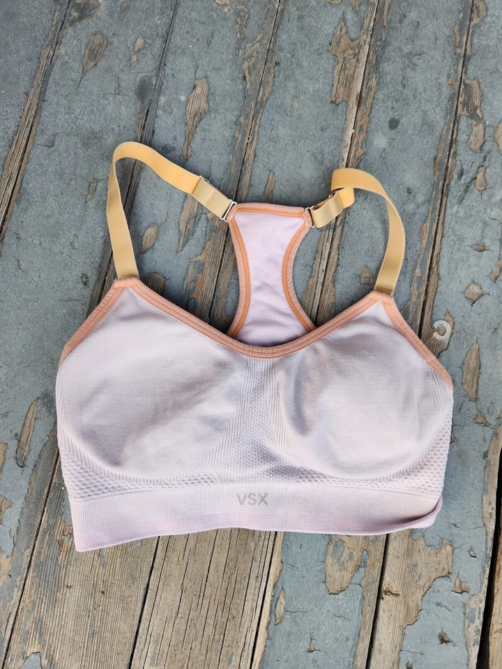 2 Victoria's Secret Victoria Sport Talla Pequeña Sujetador Deportivo Razer Espalda Colorido Foto 4 de 4