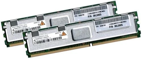 2x 2GB 4GB RAM IBM BladeCenter HS21 XM 667 Mhz FBDIMM DDR2 Fully Buffered - Bild 1 von 1