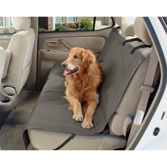 Solvit Premium Car Extra Wide Bench Seat Cover Grey Color W