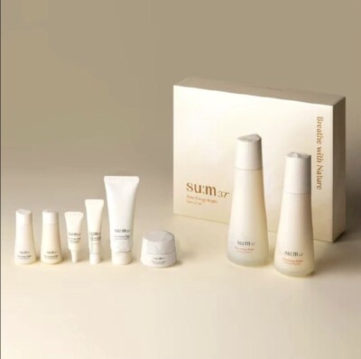 SU:M37 SUM37 Time Energy Bright Basic Duo Set 8 Teile, Koreanische Kosmetik, Kbeauty
