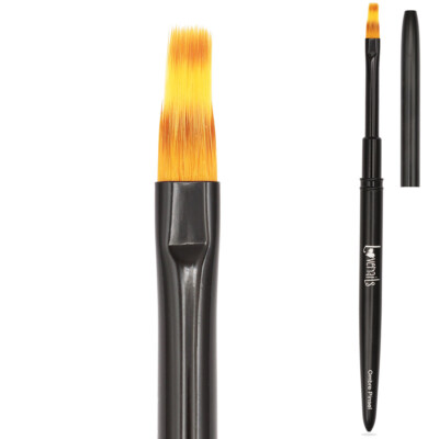 Profi Pinsel Ombre für Babyboomer mit Kappe Farbverlauf Nailart Modellage Nägel