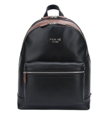 PER SE XCLUSIV Genuine Premium Leather Luxury Designer Monogram Backpack