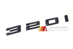 Matte Black Trunk Rear Emblem Badge Letters 320i fits BMW E46 E90 F30 3-Series