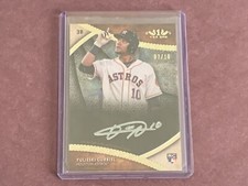 Yulieski Gurriel 2017 Topps Tier One Break Out Autograph Silver Ink S# 07/10 