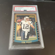 2000 Bowman #236 Tom Brady Rookie PSA 10 GEM MT Patriot HOF QB RC