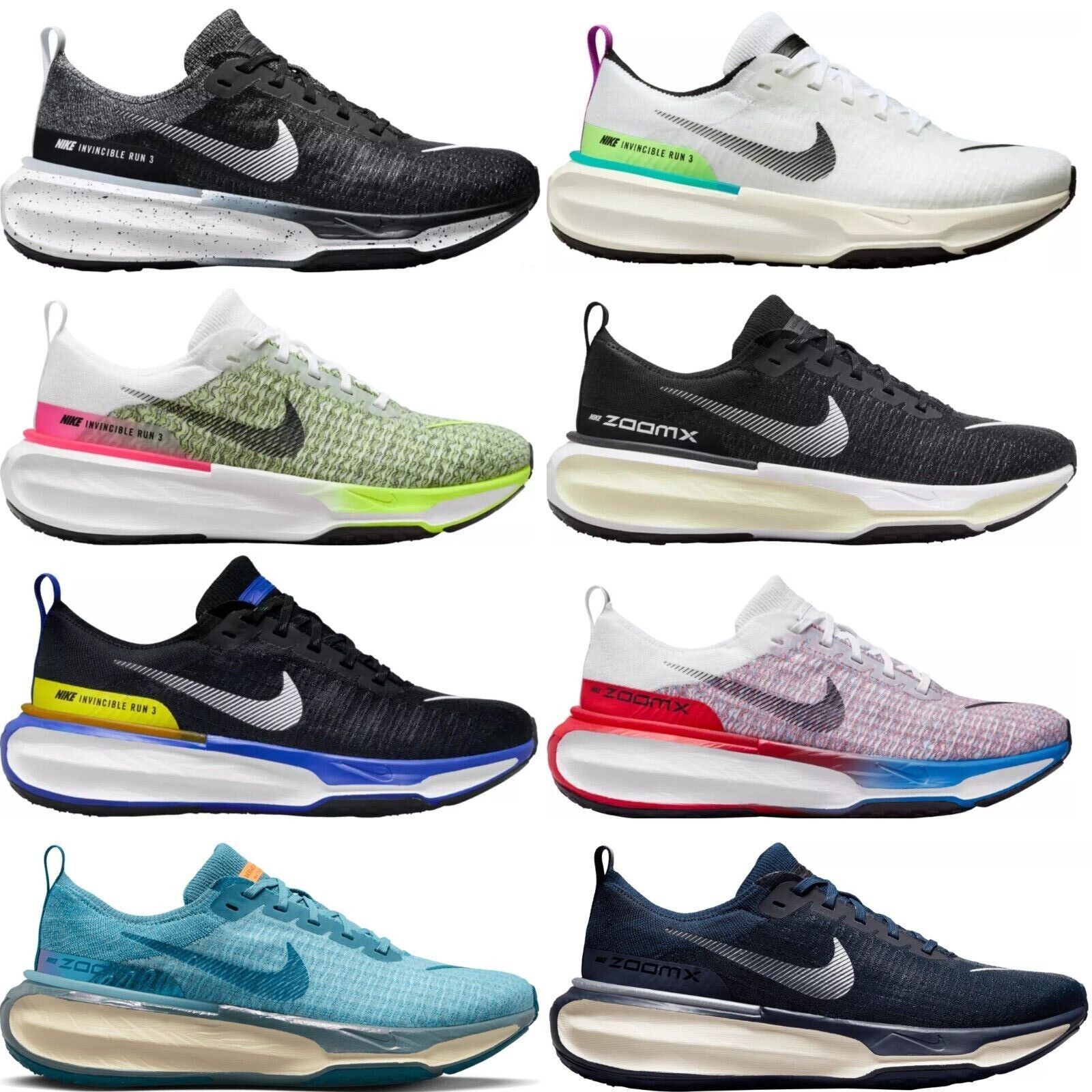 NEW Nike ZOOMX INVINCIBLE RUN FLYKNIT 3 Men's Running Shoe ALL COLORS Sizes  7-14