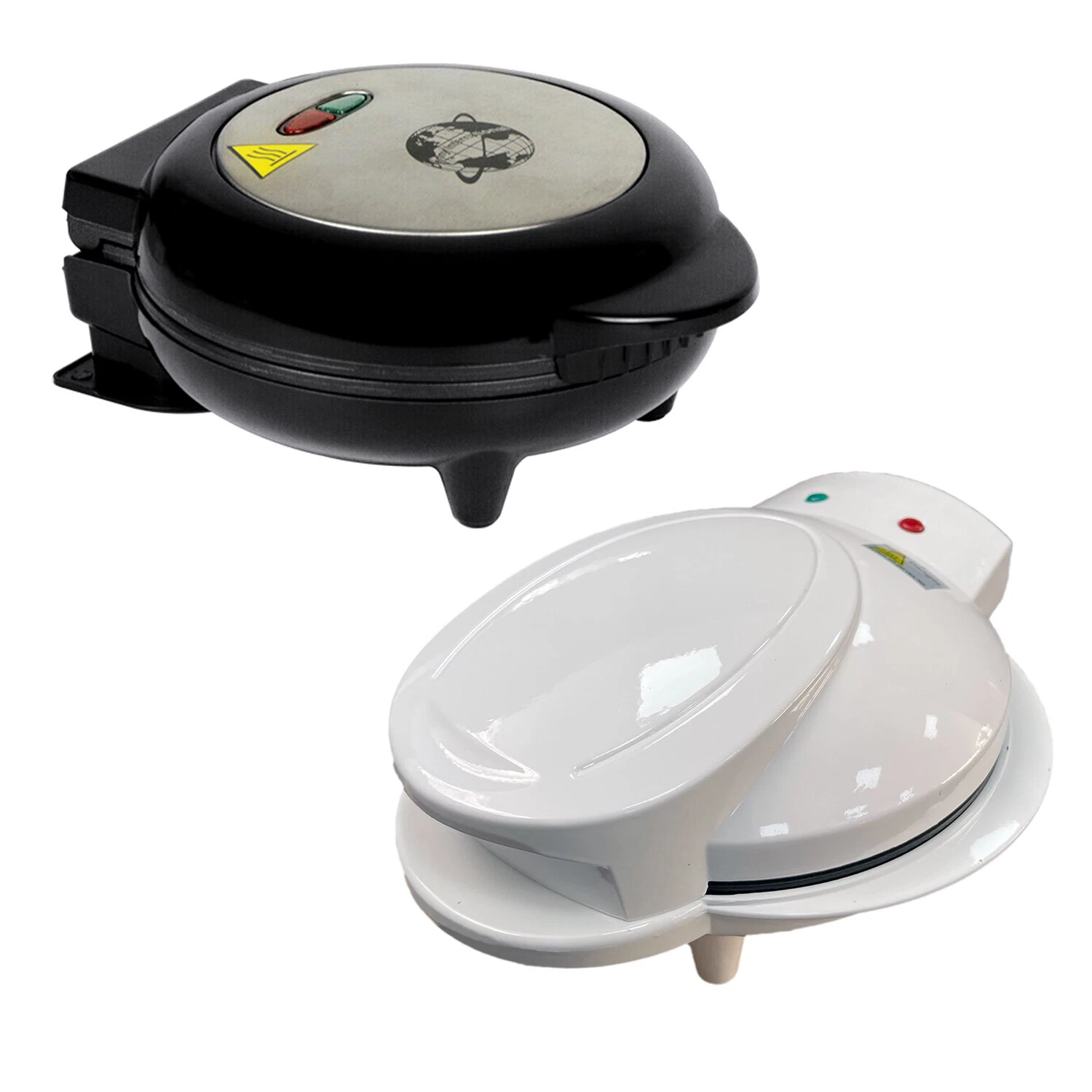 750W Home Kitchen Electric Non Stick Omelette Maker Egg Cooker Black / White