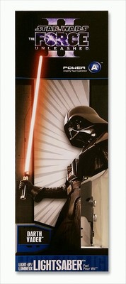 GW31e4 Nindendo Wii - Star Wars Darth Vader Lichtschwert Wii Neu & OVP