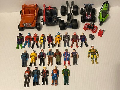 Large Lot Kenner M.A.S.K Action Figures Vintage Sky Commanders Mask Vehicles