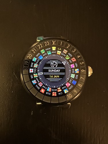 Smart Watch Louis Vuitton Tambour H.With Strap 2019 model 2nd Version For  Sale | eBay