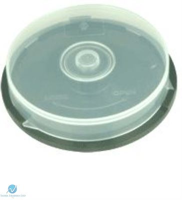 CD DVD Kunststoff Kuchenwanne fasst 10 Scheiben Spindel Aufbewahrungsbox leer NEU Hülle