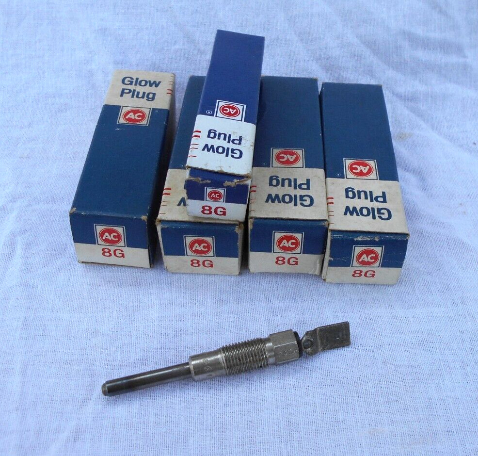 AC Delco diesel GLOW PLUG- 8G, GM set of 6 NOS  OEM
