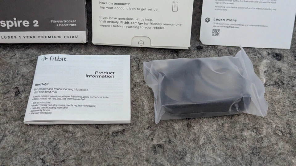 Fitbit Inspire 2 Health & Fitness Tracker for Workouts, Heart Rate (Black Band) - Image 3 of 4