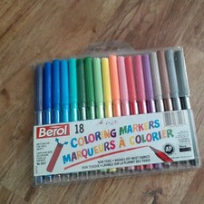 Vintage Berol Coloring Markers 1992 Fine Line Marker Pack of 18