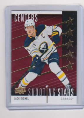 2019 2019-20 UPPER DECK JACK EICHEL SHOOTING STARS RED SSC-7 BUFFALO SABRES