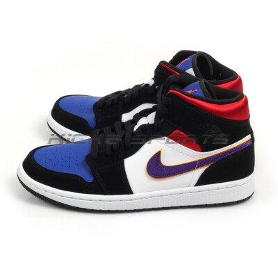 jordan aj 1 mid multicolor grade school