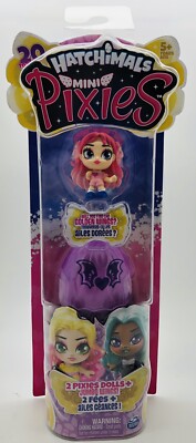 HATCHIMALS Mini Pixies Mystery Doll 2Pack Firefiy Butterfly Pixies Jumbo Wings P