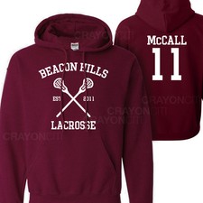 Teen Wolf Beacon Hills Lacrosse McCall 11 Hoodie Jumper pullover sweatshirt