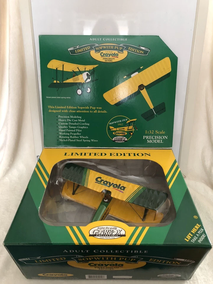 Die cast Model Airplane, Gearbox Crayola Sopwith Pup Airplane Model, NEW In Box - Image 2 of 4