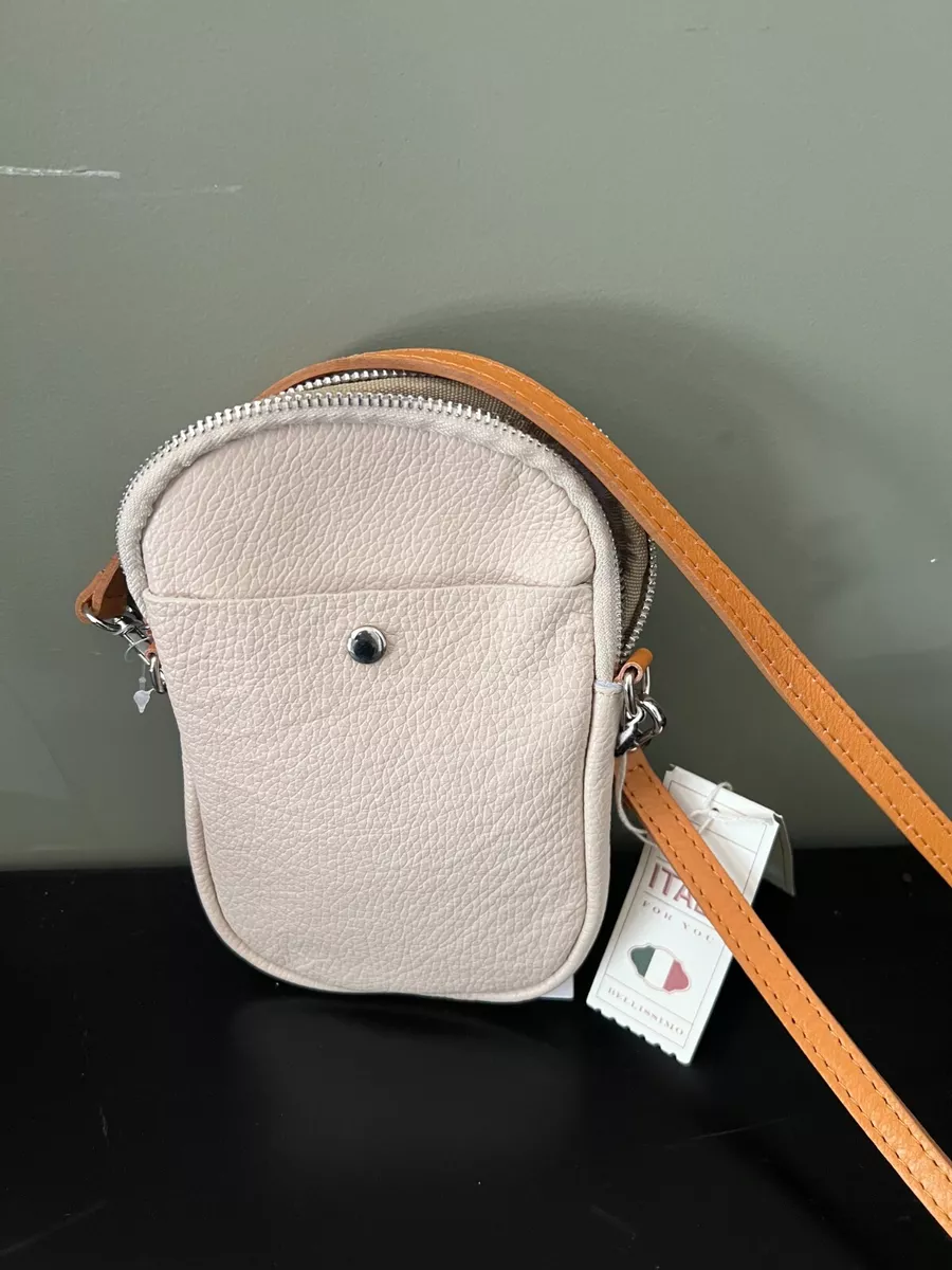 Italian Leather Phone Crossbody