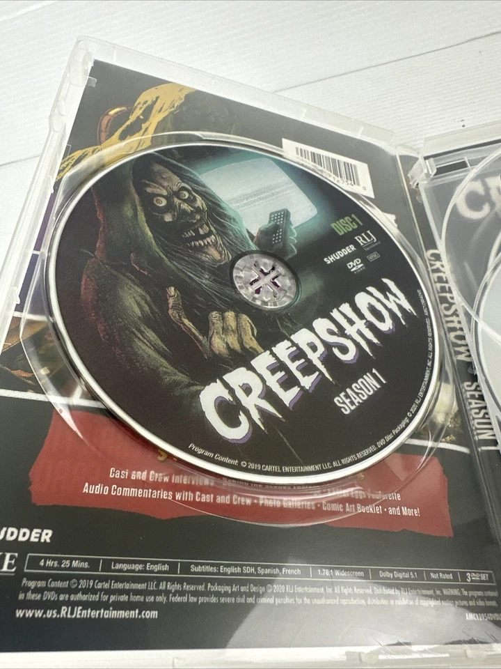 Creepshow Season 1 - US R1 / Region 1 DVD TV Series 3 Discs VGC Slip Cover - Image 4 of 4