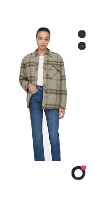 Anine Bing Jacke L grün kariert