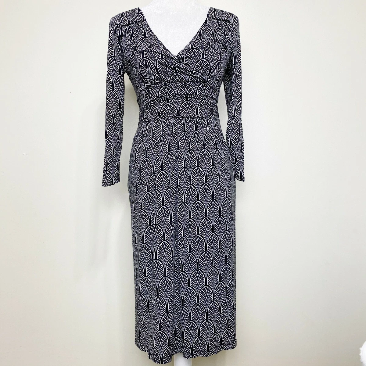Maeve black and store white dress