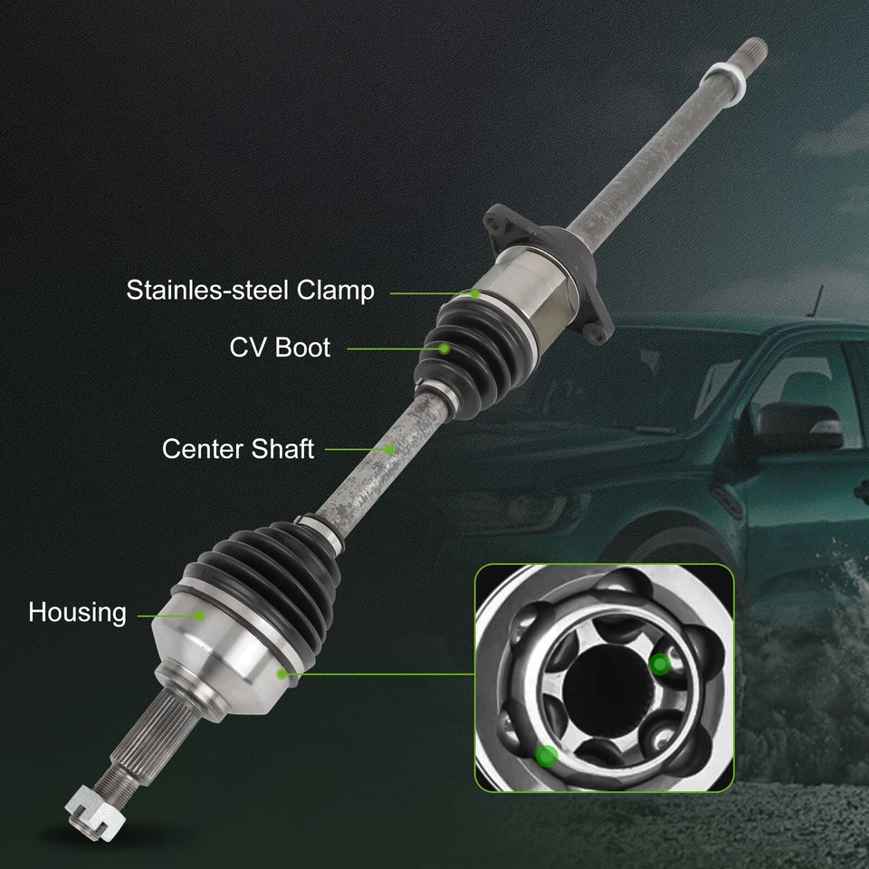 2x CV Axle FWD Front Left Right For 2009-2014 Nissan Murano 3.5L 2011-2013 V6 Foto 2 de 4