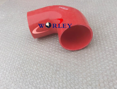 ID 76mm 3'' inch  90 Degree Silicone Elbow Connector Joiner Turbo Hose Pipe RED