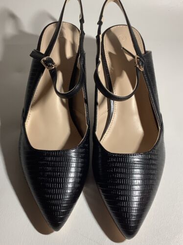 Zapatos de salón para mujer tacones de gatito correas al tobillo punta cerrada honda. Coutgo - Imagen 3 de 4