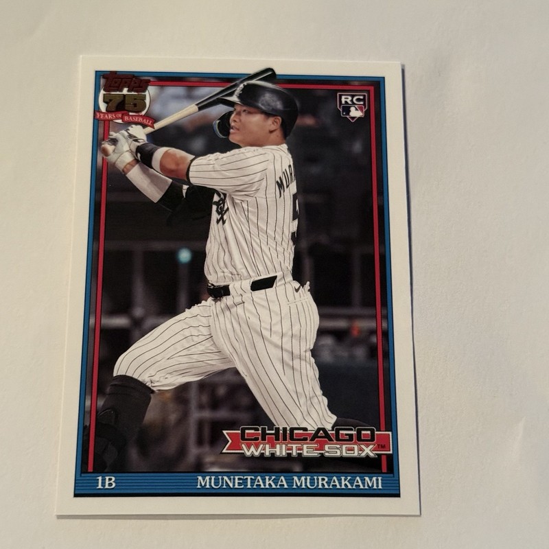 2026 TOPPS SERIES 2 MUNETAKA MURAKAMI ROOKIE 1991 INSERT SP #91B2-12 WHITE SOX