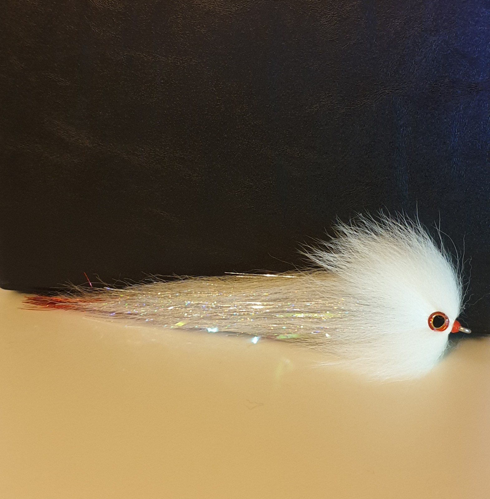 Pike fly  23cm white head