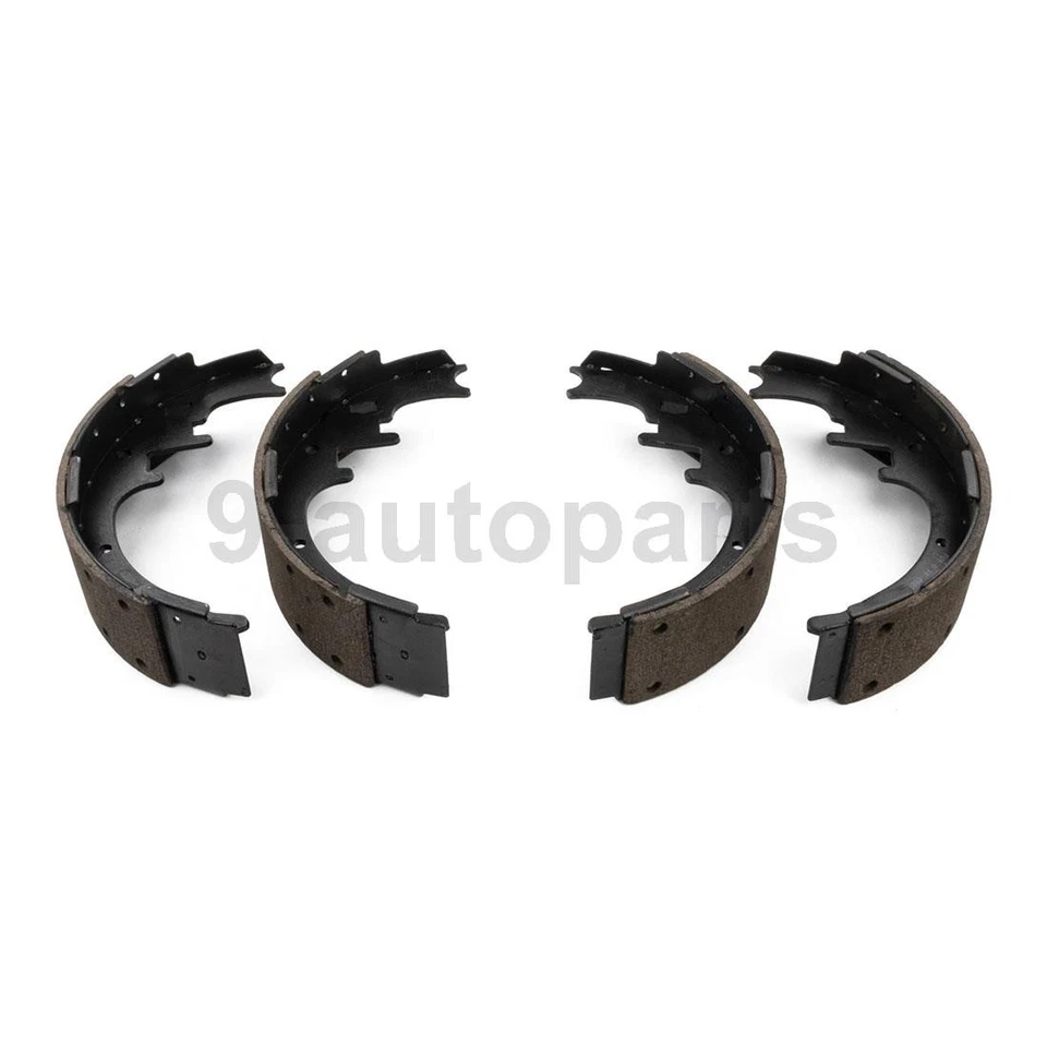 Front Brake Pads Rear Brake Shoes kit 2X For 1975 - 1985 1986 1987 D100 Dodge - Image 3 of 4