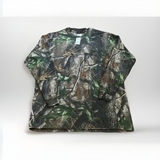 Liberty Realtree Hardwoods Camo Long Sleeve Pocket Shirt Men XL Hunting NOS Flaw
