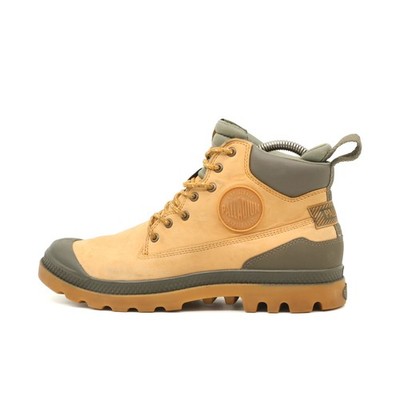 Palladium Herren 76472-717-M Boots Beige/Oliv Knöchelhoch Outdoor-Stiefel EU 40