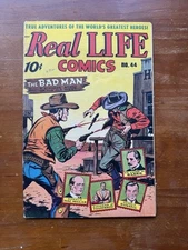 Real Life Comics #44 (Pines 1948) [VG/FN] JM Barrie, Citizens Of Tomorrow