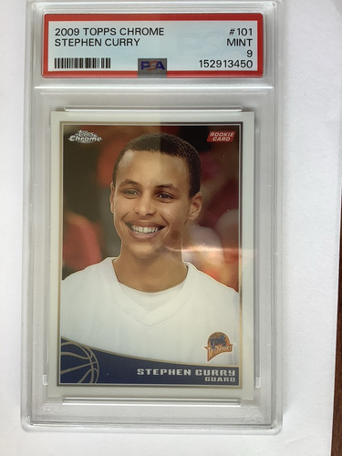 Stephen Curry #101 2009 Topps Chrome card