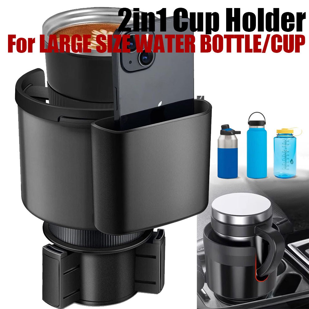 Universal Car Cup Holder Expander Adapter Phone Mount For La
