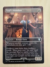 Soul's Attendant Borderless Non-foil Lord of the Rings MTG LOTR Near Mint