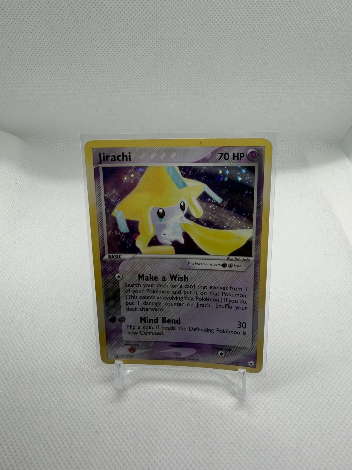 2004 Pokemon EX Hidden Legends #8 Jirachi Holo Foil Rare