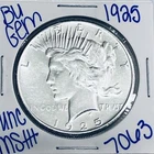 1925 BU UNCIRCULATED SILVER PEACE DOLLAR AUTHENTIC U.S. MINT FREE SHIPPING 7063