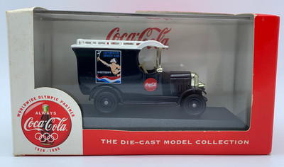 Coca Cola Coke Olympics 1/64 Diecast Lledo 1996 Atlanta Games 1928 Morris Truck