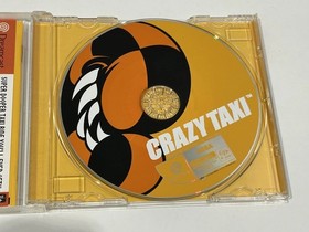 Crazy Taxi Spine Reg Card Flyer Sega Dreamcast Japan NTSC-J Excellent