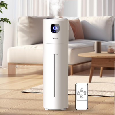 Humidificador Grande 9L Ultrasonico Niebla Llenado Superior Silencioso Blanco