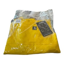 NWT Carhartt PVC Rain Storm Bib Overalls size XXL Tall Waterproof Men's Yellow