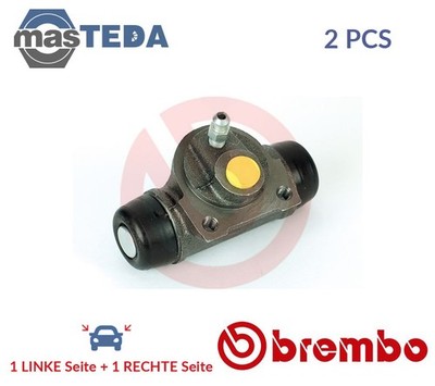 A 12 399 RADBREMSZYLINDER TROMMELBREMSE HINTEN BREMBO 2PCS NEU OE QUALITÄT