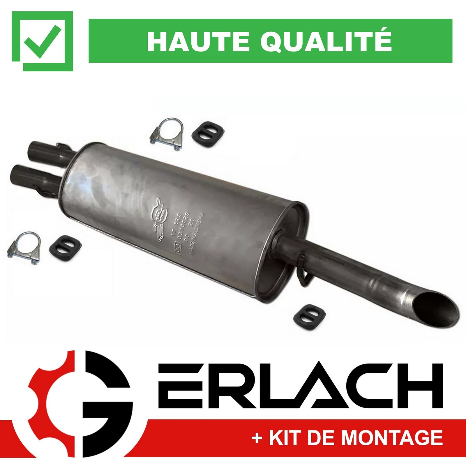 Silencieux arrière Opel Senator 2.5 3.0 pour restauration et contrôle technique 9389