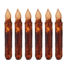 LED Flickering Flameless Taper Floating Candles,6-1/2 Inch Pillar Real Wax Ha...