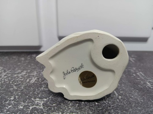 John Beswick Long Haired Seated White Cat  Figurine 4" - 第 3/9 張圖片