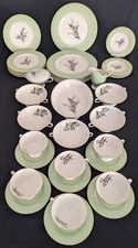 50's RARE (37) Pcs Fine Arts Springtime Fine China Lily Of The Valley Dinner Set